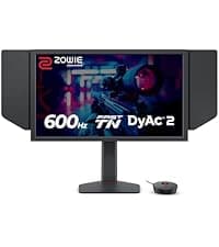 BenQ Zowie XL2566X+ | 24.1 | Fast TN 400Hz Gaming Monitor for Esports | Motion Clarity DyAc2 | 1080p | XL Setting to Share | Shielding Hood | New Industrial Grade Ball Bearing Height Adjustment