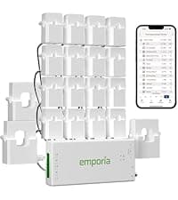 Emporia Vue 3 Home Energy Monitor - Smart Home Automation Module and Real Time Electricity Usage Monitor, Power Consumption Meter, Solar and Net Metering for UL Certified Safe Energy Monitoring