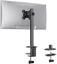 ErGear Dual Monitor Stand, Heavy Duty Adjustable Monitor Desk Mount for 2 Screens up to 32 Inches, Fully Adjustable Height, Tilt, Swivel, Rotate, Supports 17.6 lbs per Monitor Arm, Easy Installation