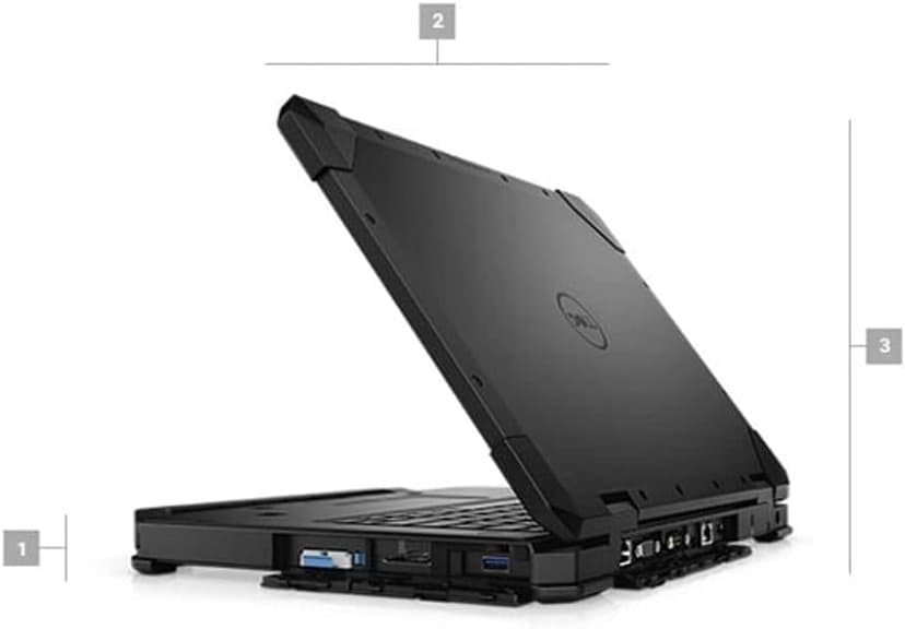 Dell Latitude Rugged 5420 Laptop | 14" 1920x1080 FHD | Core i7-8650U - 2TB SSD Hard Drive - 32GB RAM - AMD Radeon RX 540 | 4 cores @ 4.2 GHz - 4GB GDDR5 Win 11 Pro Black (Renewed)