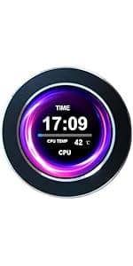 VSDISPLAY 12.6 Inch IPS LCD Screen Monitor 1920x515 Display with Cable Kit,Fit for DIY Y60 PC Case CPU GPU Secondary Monitor Panel
