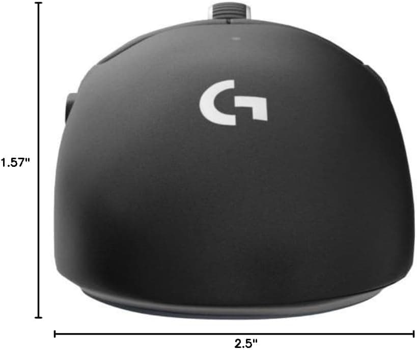Logitech G PRO X SUPERLIGHT 2 Wireless Gaming Mouse, 60g Pro-Grade with 5 Programmable Buttons, 44k DPI Sensor, 8kHz Report Rate, USB-C Charging for PC/Mac - Black