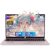 NIMO 15.6 IPS-FHD-Laptop, Intel Pentium 4 Cores N100 8GB RAM 256GB SSD Backlit Keyboard Fingerprint (Beat to i3-1115G4 Up to 3.4GHz) Computer for Student-Home WiFi 6 BT5.2 Win 11