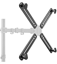 Suptek Monitor Mount Gas Spring Monitor Arm Desk Mount Fully Adjustable Fits 17 20 22 23 24 26 32 inch Monitors Weight Capacity up to 22 lbs