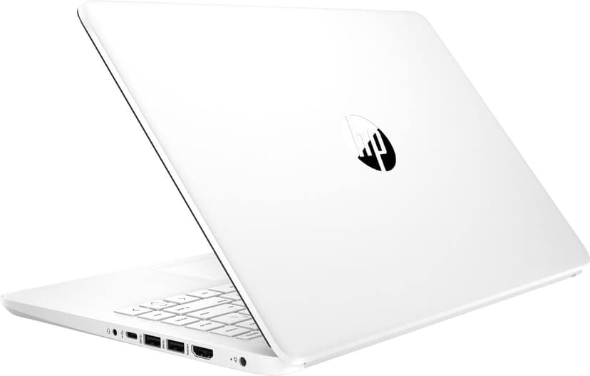 HP 14" LED Business Laptop Computer, 16GB RAM 320GB Storage (64GB eMMC+256GB SD Card), Intel Quad-Core N4120, Windows 11 S Laptop with 1-Year Microsoft Office 365, PLUSERA Earphones, White