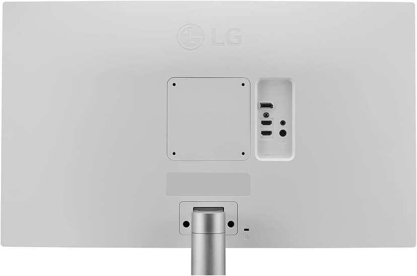 LG 27UP600-W 27" 4K UHD IPS Monitor, DCI-P3 95%, 5ms (GTG), HDMI, VESA DisplayHDR 400, AMD FreeSync, Black Stabilizer, OnScreen Control, Reader Mode, White