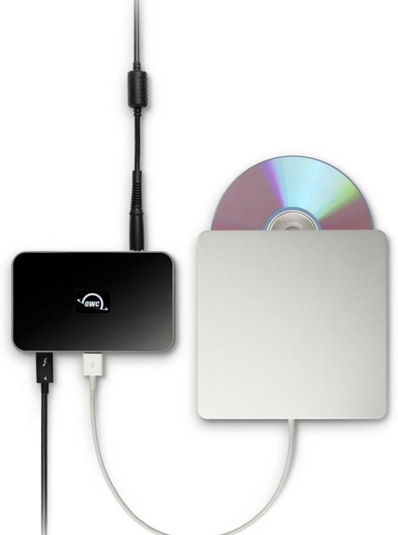 OWC 5 Port Thunderbolt Hub - 60W Charging, (3) Thunderbolt 4 (USB-C) Ports, (1) USB 3.2 Gen 2 Type-A Port, Dual Display suppor, Compatible with Macs and PC's