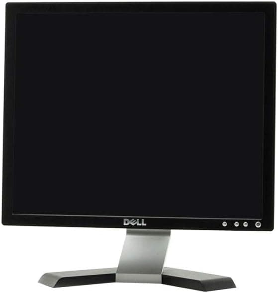 17" Dell 1708FPb DVI Rotating LCD Monitor w/USB Hub (Silver/Black) - Rotates to Portrait or Landscape View!