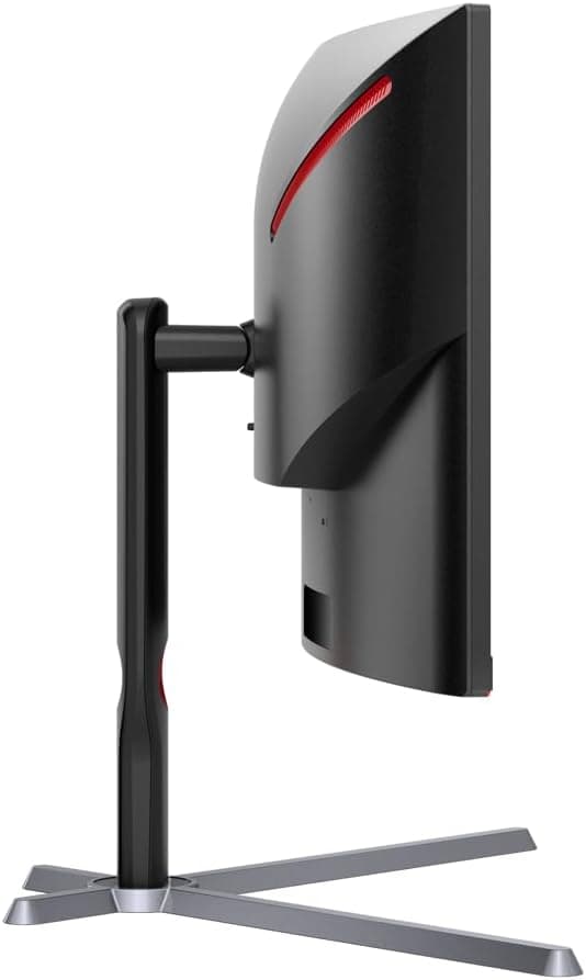 AOC CU34G3S 34" Frameless Curved Ultrawide Gaming Monitor, WQHD 3440 x1440, 165Hz 1ms, FreeSync Premium, Height Adjustable, 3-Year Zero-Bright-dot, Black