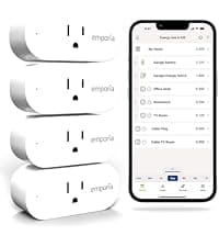 Emporia Vue 3 Home Energy Monitor - Smart Home Automation Module and Real Time Electricity Usage Monitor, Power Consumption Meter, Solar and Net Metering for UL Certified Safe Energy Monitoring