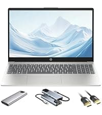 Lenovo IdeaPad Slim 3 Linux Laptop, 15.6" FHD Touchscreen Laptop, 8-Core AMD Ryzen 7 5825U, 16GB RAM, 512GB SSD, Keypad, SD Card Reader, Stylus Pen + External Portable SSD + USB Hub, Linux Ubuntu OS