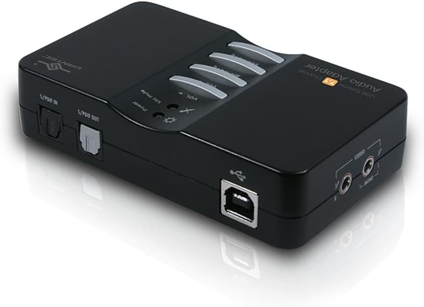 Vantec NBA-200U USB External 7.1 Channel Audio Adapter (Black)