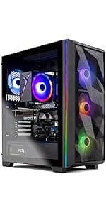 Skytech Gaming Nebula Gaming PC Desktop – Intel Core i5 13400F 2.5 GHz, NVIDIA RTX 3050, 1TB NVME SSD, 16GB DDR4 RAM 3200, 600W Gold PSU, 11AC Wi-Fi, Windows 11 Home 64-bit