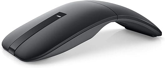 Dell MS700 Bluetooth Travel Mouse – Bluetooth 5.0, Microsoft Swift Pair/Dell Pair (Windows 10 & 11 only), Optical LED Sensor, Touch Scroll with latest Touch Controller - Black