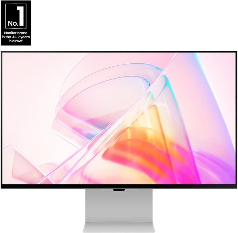 Samsung 27" ViewFinity S9 Series 5K Computer Monitor, Thunderbolt 4, DisplayPort, Matte Display, 4K Slimfit-Camera, Slim Metal Design, AirPlay, Smart-TV Apps, Gaming Hub, LS27C900PANXZA
