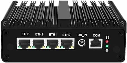 N150 Mini PC Firewall Router 4 LAN i226-V 2.5G Celeron NVMe Fanless Mini Computer