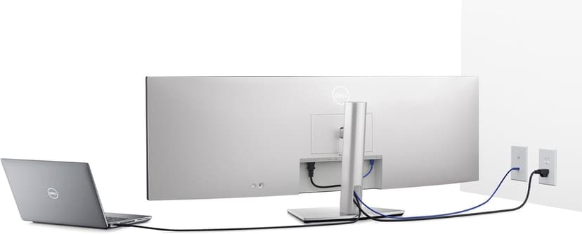 Dell UltraSharp U4924DW 49" Dual Quad HD (DQHD) Curved Screen Edge WLED LCD Monitor - 32:9,Black