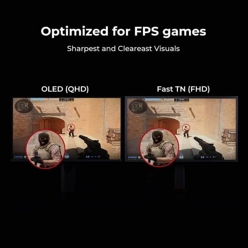 BenQ Zowie XL2586X+ 24.1 New Fast TN 600Hz Gaming Monitor, DyAc 2, 1080p, Auto Game Mode by XL Setting to Share, Height Adjustment Powered by Industrial-Grade Bearing Design, S Switch, Shielding Hood