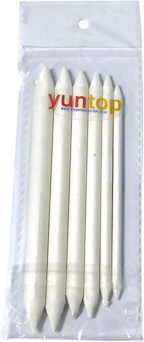 6 PCS Blending Stumps and Tortillions, Sketch Drawing Tools, Paper Art Blenders for Student Sketch Drawing