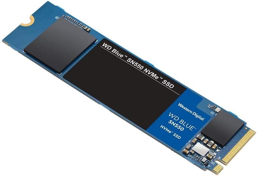 Western Digital 500GB WD Blue SN550 NVMe Internal SSD - Gen3 x4 PCIe 8Gb/s, M.2 2280, 3D NAND, Up to 2,400 MB/s - WDS500G2B0C