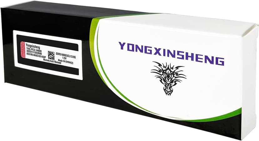 Yongxinsheng 16GB (8GBx2) DDR3 1866MHz (PC3 14900) CL13 Desktop Memory 240Pins 1.5V Non-ECC Unbuffered Ddr3 UDIMM RAM - Black