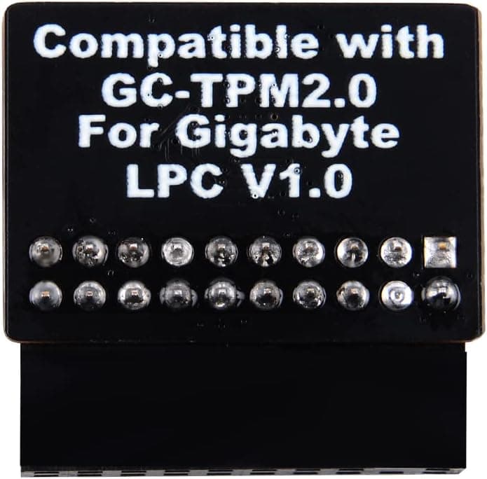 TPM2.0 Module LPC 20Pin Module with Infineon SLB9665 for Gigabyte Motherboard Compatible with GC-TPM2.0