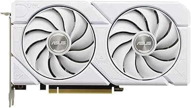 ASUS Dual GeForce RTX 4060 EVO White OC Edition 8GB GDDR6 Gaming Graphics Card White (Nvidia GeForce RTX4060 DLSS3, 246 AI Tops, PCIe 4.0, 1x HDMI 2.1a, 3X DisplayPort 1.4a,