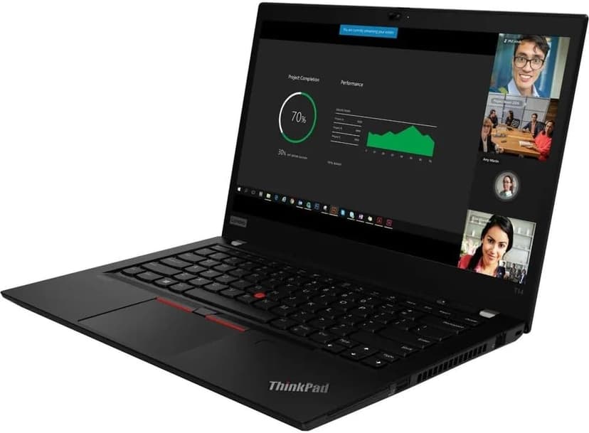 Lenovo ThinkPad T14 Gen 1 - 14" - Core i7 10610U - vPro - 16 GB RAM - 256 GB SSD Win 10 Pro 20S0002HUS (Renewed)