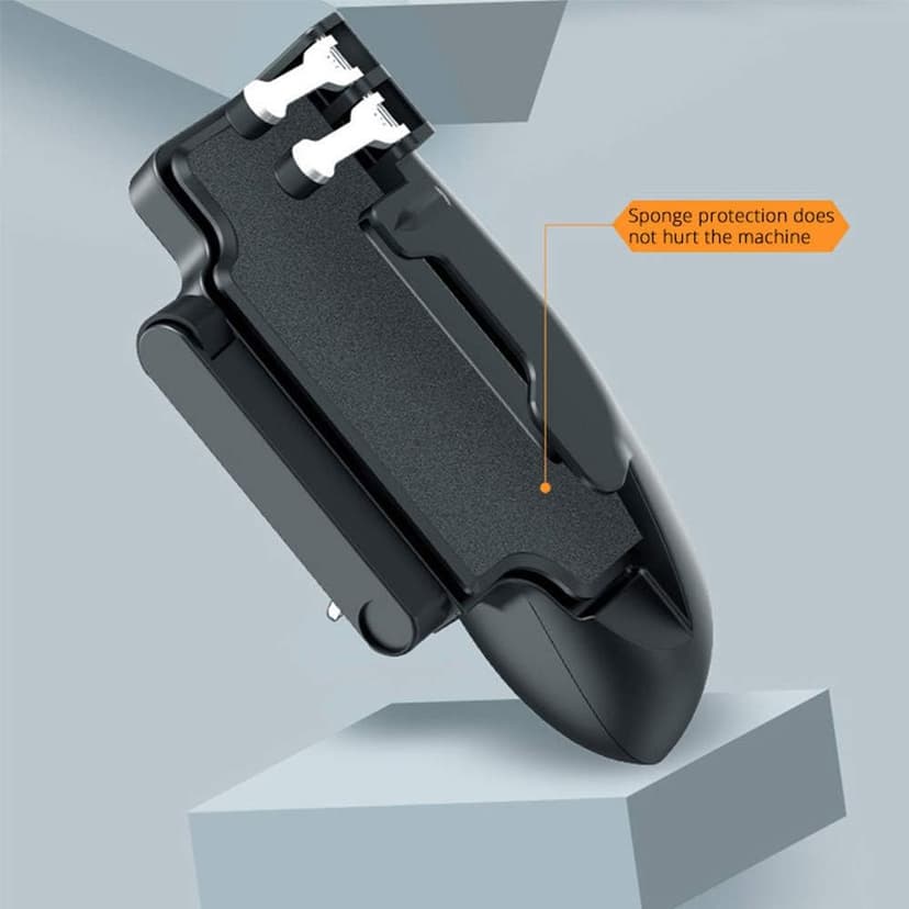 PUBG Controller for iPad, 4 Triggers [6 Finger Operation] Sensitive Shoot Aim Trigger Gamepad Grip, Support 9.7-12.9 inch iPad & Tablet (Thickness < 10mm)