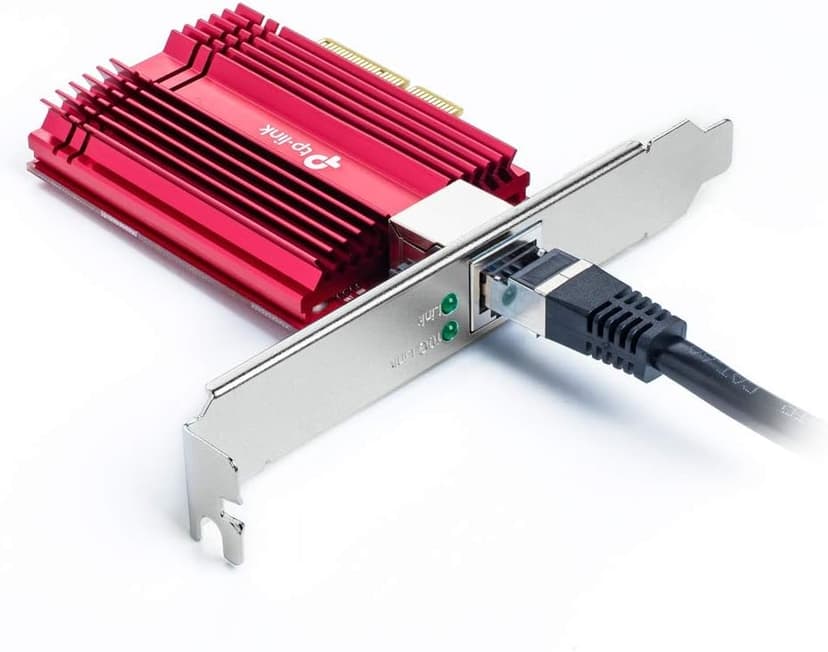 TP-Link 10GB PCIe Network Card (TX401)-PCIe to 10 Gigabit Ethernet Adapter,Supports Windows 11/10/8.1/8/7, Servers 2019/2016/2012 R2, and Linux, Including a CAT6A Cable