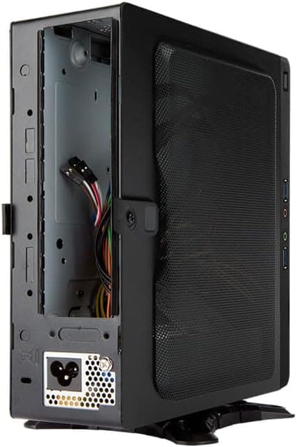 InWin BQ656 Mini-ITX Case with Internal 200W 80+ Gold PSU, Slim Optical Drive Bay x 1 or 2.5" HDD x 1, 2.5" HDD x 1; Front Port: USB 3.0 x 2, HD Audio