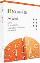 Microsoft 365 Personal | 12-Month Subscription, 1 person | Premium Office apps | 1TB OneDrive cloud storage | PC/Mac Download