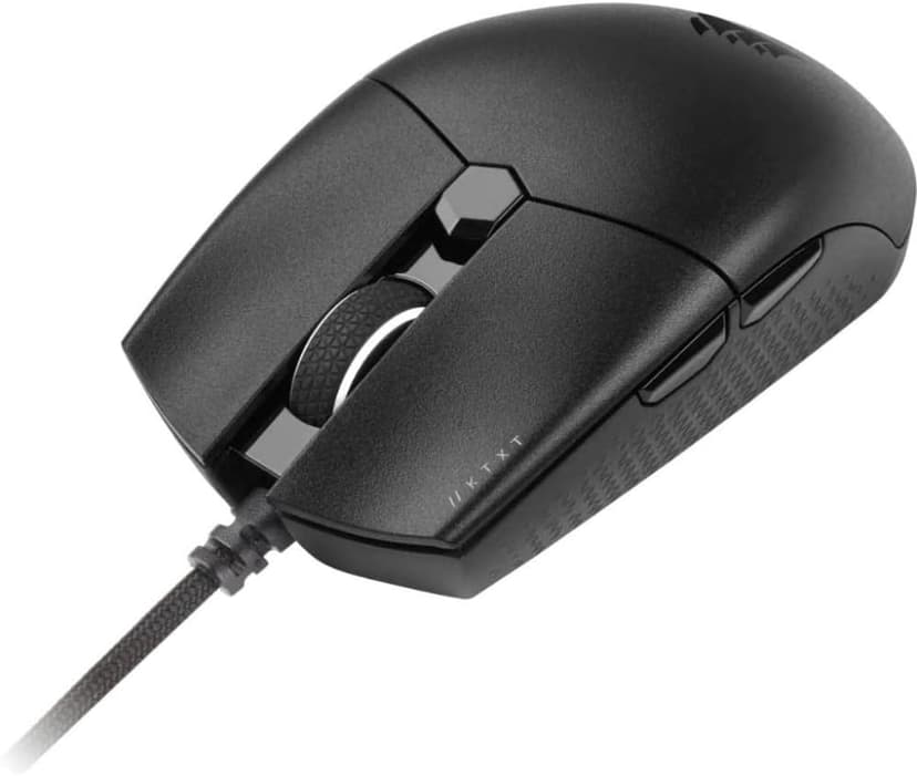 Corsair Katar Pro XT Ultra-Light Gaming Mouse- 18k DPI PixArt Optical Sensor- RGB Scroll Wheel Lighting- 6 Programmable Buttons- Lightweight Paracord Cable,Black