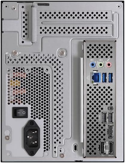 ASRock DeskMeet X600 Barebone Kit - AM5, Ryzen 9000/8000/7000, DDR5-7200+, PCIe 4.0 x16, Dual M.2 (Gen5+Gen4), USB4, 500W PSU, 8L Compact (No CPU/RAM/Storage)