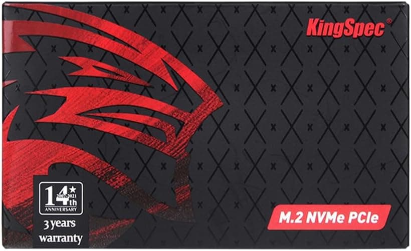 KingSpec SSD 1TB, M.2 NVMe Gen3x4 SSD 2280 - Up to 2400MB/s, Internal Solid State Drive with 3D NAND Flash, Compatible with Desktop and Laptop