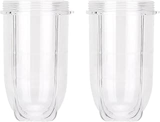 2 PCS Replacement Cups For Magic Bullet Replacement Parts 16OZ Blender Cups Jar compatible with 250W Magic Bullet MB1001 Series Juicer Mixer