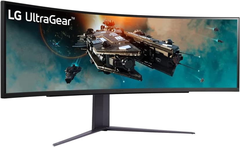 LG 49GR85DC-B 49 inch Curved Ultragear DQHD 1ms 240Hz Monitor, VESA DisplayHDR 1000 Bundle with 2 YR CPS Enhanced Protection Pack