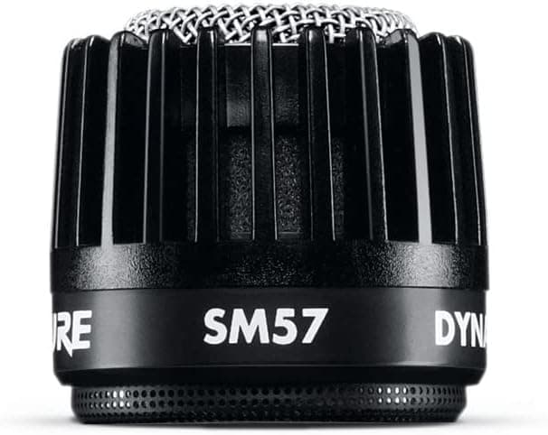 Shure SM57 Pro XLR Dynamic Microphone - Professional Studio & Live Performance Cardioid Mic for Instruments, Recording for Drums, Percussion, & Instrument Amplifier Miking (SM57-LC)