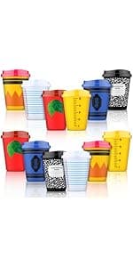 Skylety 24 Pcs Back to School Gifts for Teaher Teacher Appreciation Gift Bulk Teacher Appreciation Tumblers Bulk Reusable Plastic Coffee Cup with Lid (Elegant)