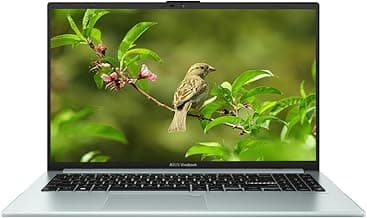 ASUS 2025 Lightweight Laptop, 15.5" FHD OLED Display, Intel i3 Processor Up to 3.79GHz, 8GB Ram, 256GB SSD, Backlit Keyboard, Super-Fast WiFi, HDMI, Windows 11 OS, Pastel Blue (Renewed)