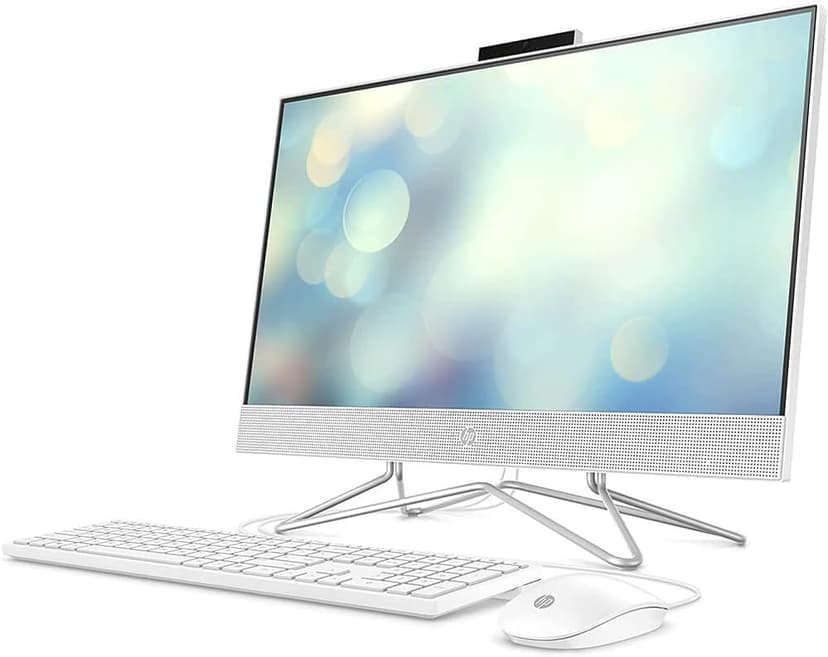 HP 24" All-in-One Desktop, AMD Athlon Silver 3050U Processor, AMD Radeon Graphics, 8 GB RAM, 256 GB SSD, Windows 11 Home (24-dd0210, Snow white)