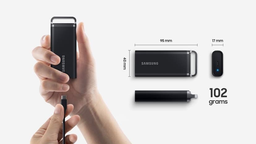 SAMSUNG 8TB T5 EVO USB 3.2 Gen 1 Portable SSD, MU-PH8T0S