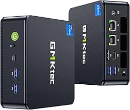 GMKtec Mini PC, K7 Plus 13th Gen Intel Core i7-13620H (10C/16T, up to 4.9GHz), 32GB DDR5 RAM (16GB*2)/1TB PCIe SSD Mini Desktop Computer, i226V Dual LAN/USB-C/USB4.0/8K UHD/WiFi 6/BT5.2