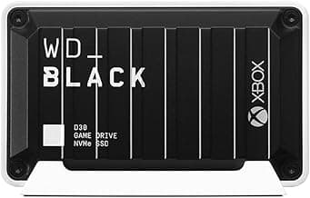 WD_BLACK 2TB D30 Game SSD - Portable External Drive, Compatible with Xbox and PC, Up to 900MB/s - WDBAMF0020BBW-WESN