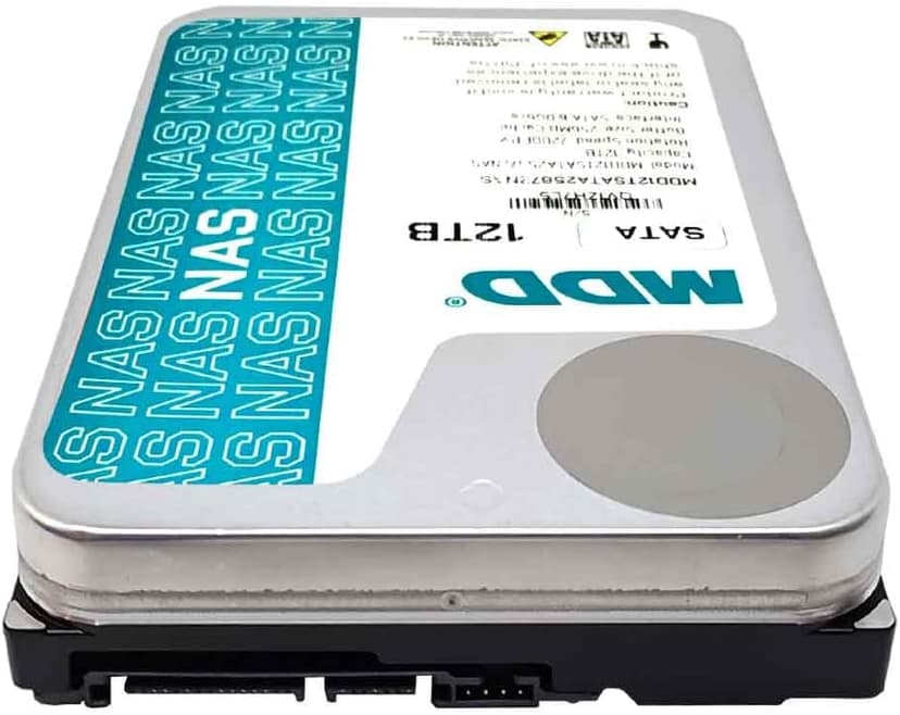 MDD MAXDIGITALDATA MDD (MDD12TSATA25672NAS) 12TB 7200 RPM 256MB Cache SATA 6.0Gb/s 3.5'' Internal NAS Hard Drive - 5 Years Warranty (Renewed)