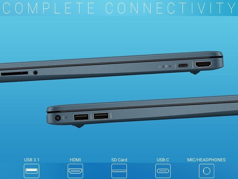 HP 15 Business Laptop Computer, AMD Ryzen 5 5500U, 15.6" FHD Display, Windows 11 Pro, 16GB RAM, 512GB SSD, SD Card Reader, Fast Charge, AC Smart pin, 32GB Durlyfish USB Card