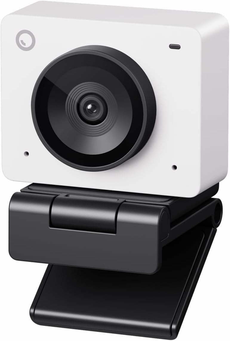 OBSBOT Meet SE 1080P 100FPS Webcam for PC, AI Framing Streaming Camera with 1/2.8" Sensor, Beauty Mode, Gesture Control, DOL HDR, Web Camera for Desktop Computer, Laptop, Gaming, Meeting (Cloud White)