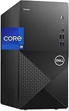 Dell Vostro 3030 Tower Desktop Computer, Intel Core i9-12900K, 64GB RAM, 4TB NVMe SSD, Intel UHD 770 Graphics, Wi-Fi, Bluetooth, Windows 11 Pro - AI Copilot, Black