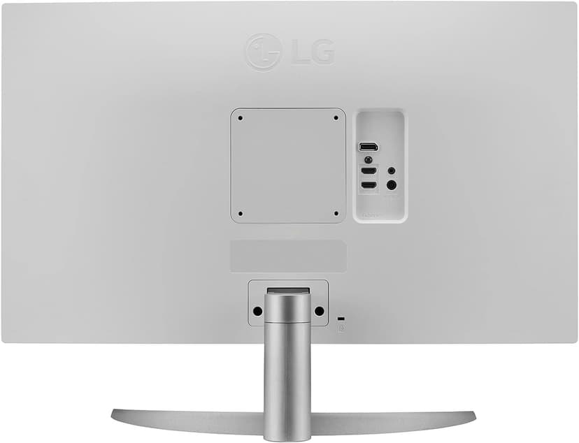 LG 27UP600-W 27" 4K UHD IPS Monitor, DCI-P3 95%, 5ms (GTG), HDMI, VESA DisplayHDR 400, AMD FreeSync, Black Stabilizer, OnScreen Control, Reader Mode, White