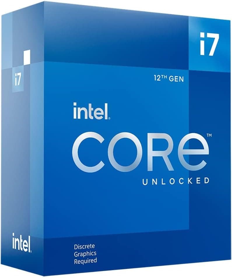 Intel Core™ i7-12700KF Desktop Processor 12 (8P+4E) Cores up to 5.0 GHz Unlocked LGA1700 600 Series Chipset 125W